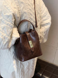 Purpdrank  Faionable Small Crossbody Bag for Work And Outings Versatile mat Design New Sle Casual round Cylinder ape
