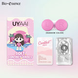 Purpdrank  1Pair Colored Contact Lenses for Eyes Gray Pupils Lens Fashion Blue Eye Contacts Green Lenses Brown Lenses Yearly