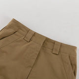 Purpdrank  Women's 2025 new temperament commuting sense of luxury, simple and versatile skirt, slit high-waisted hip long skirt