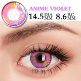 Purpdrank  Purple Lenses Colored Pupils for Eyes Cosplay Anime Contact Lenses Violet Lens y2k Lenses