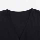 Purpdrank  autumn new women's fashionable temperament slim fit casual solid color V-neck sleeveless waist pleated dress