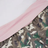 Purpdrank  American Retro Camouflage Print Wide Leg Pants Women's Color Match Loose Straight Casual Streetwear Trousers with Pockets