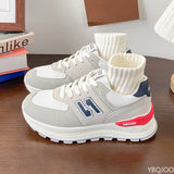 Purpdrank  Spring Women's New Forrest Athletic Shoes Fashionable Thick Soled Height Increasing Anti Slip Breathable Casual Shoes