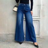 Purpdrank  Women Wide Leg Jeans Tassel Fashion Plus Size Ladies Jeans Slimming Fit Flared Denim Pants Mid-Waist Flare Jeans Streetwear