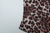 Purpdrank  Leopard Print T-Shirt Women's Slash Neck Off Shoulder Long Sleeve Slim Tops Spring New Vintage Fashion Sexy T-Shirts