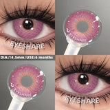 Purpdrank  New Colored Contact Lenses 1 Pair Fashion Blue Eyes Lenses Gray Pupils High Quality Brown Lenses Green Eyes Contacts