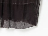 Purpdrank  European-style new women's fashion, versatile, and elegant long dress with a silk mesh patchwork design.