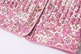 Purpdrank  Autumn and Winter New Printed Cotton Clothing Fashion Trend Jacket for Women