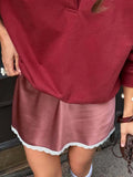 Purpdrank  Satin Mini Skirts Woman Skirts Spliced Lace Bow Fashion Summer High Waist Simple Classic Elegant Sexy Female Skirts
