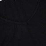 Purpdrank  V-Neck Long Sleeve Knitwear Autumn Fashion Women's Waist Cinching Versatile Casual Lazy Style Batwing Sleeve Black Elegant Tops