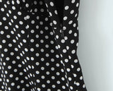 Purpdrank  Women Black White Dot Print Spliced Lace V neck Short Sleeve Dress Retro French Style Mini Dresses Summer Robe Femme Vestidos