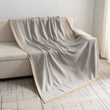 Purpdrank  Nordic Light Luxury Blanket Living Room Nap Sofa Cover Blanket Bedside Decor Travel Office Shawl Knitted Throw Blanket Camping