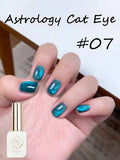 Purpdrank  12ML 10-Color Blue Series Blue Eyes Star Sea Cat Eye Gel Nail Polish New Summer Flash Lamp Cat Eye Nail Polish Nail Art