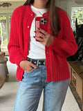 Purpdrank  Casual and Minimalist Long Sleeved Button Down Shirt Sweater for Women's Clothing, Autumn/winter 2025
