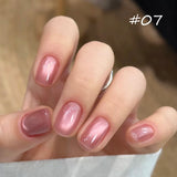 Purpdrank  Pink Peach Cat Magnetic Gel Nail Polish-CAT EYES High Transparency Easy Sparkling Shine,Perfect for Women Gift For Summer
