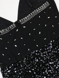 Purpdrank  Sexy black backless sequin summer dress women nightclub rhinestone birthday party dress womens evening short dresses vestidos