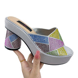 Purpdrank - 2023 Nigerian Sandals Platform Shoes Ladies Party High Heel Open Toe Luxury Wedding Ladies High Heels Sandals Summer