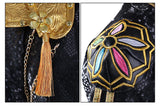 Purpdrank  Black Golden Rumi Zoey Mira Cosplay , Costume Wig Girls Suit Child Halloween Party Role Playing Outfit