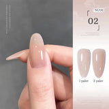 Purpdrank  10ML 6-Color God Girl Nail Polish Gel Nude Pink Glitter Gel Varnish Soak Off UV/LED Gel Polish For Manicure Home Salon DIY