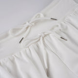 Purpdrank  Sweet Plaid Lace Trim Shorts Casual Loose Bandage Patchwork Low-Waisted Shorts Women 2025 Summer Fashion Streetwear Lady