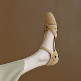 Purpdrank  Fashion Womens Shoes 2025 Summer Round Toe Breathable Female Med Clear Heels Luxury Comfort Girls Beige Medium Sandal