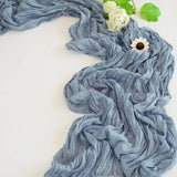 Purpdrank   2 Pcs Solid Color Wedding Table Runner American Party Banquet Decoration Long Tablecloth Super Soft Easy-Care Home Textile