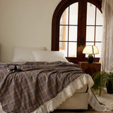 Purpdrank  100% Cotton Princess Summer Quilt 2025 Korean Cool Quilt Bare Sleeping Skin-Friendly For Women Summer Bedding Air-Conditioned