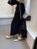 Purpdrank  Elegant Bowknot Low Heel Modern Slippers for Women Pointed Toe Backless Slide Sandals Female Elegant Dress Mueller Pumps Ladies