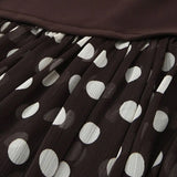 Purpdrank  Summer of The New Versatile Temperament Polka Dot Splicing Tube Top Dress Is Super Fairy