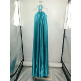 Purpdrank  Elegant Summer Blue Suspenders Long Dress 2025 Fashion Women Casual Sexy Party Dress Backless A-line Evening Dress Vestido Robe