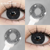 Purpdrank  1pair Gray Color Contact Lenses For Eyes Colored Lenses Blue Lenses Natural Colorful Brown Contact Lenses Yearly Use