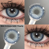 Purpdrank  1pair Colored Contact Lenses Soft Brown Eye Contacts High Quality Gray Beauty Pupils Yearly Korean Pink Eyes Lenses