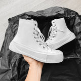 Purpdrank  Luxury Brand Men Motorcycle Boots High Top Shoes Mens Classic Outdoor Ankle Boots High Quality Lace-Up Vulcanize Shoes Sneakers