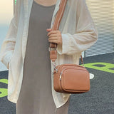 Purpdrank   Fashion Crossbody Shoulder Bags For Womens Luxury Designer PU Leather Handbags Purse Mobile Phone Bag Ladies Shopper Bag