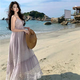 Purpdrank  Women's Clothing "Heartbeat" Romantic and Beautiful Lace Strap Dress