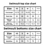 Purpdrank  Sexy Lace-up Shell Decoration Bikini Set For Women Summer Boho Beach Swim Wear Casual Floral Pirnted Two Pieces Suit Swimsuit