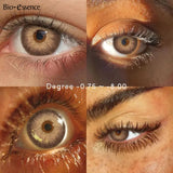 Purpdrank  1 Pair Colored Contact Lenses for Eyes Natural Look Brown Lenses Blue Lenses Gray Eye Contact Fashion Lenses