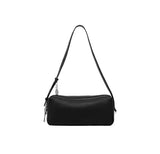 Purpdrank  New Double Zipper Pillow Bags Commuter Versatile Crossbody Niche Design Single Shoulder Underarm Bag for Women