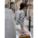 Purpdrank  Streetwear Striped Sweater Women Fashion Patchwork Knitted Pullovers Korean V Neck Knitwears Fall Winter Long Sleeve Jumpers New