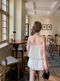 Japanese Kawaii 2 Piece Sets Women Casual Y2k Crop Top Vest + Mini Skirts Sexy Korean Fashion Suits Elegant Even Party Clothing