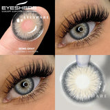 Purpdrank  1 Pair New Natural Color Contact Lenses Brown Lenses Beauty Fashion Gray Pupils Lens Blue Lenses with High Quality Lens