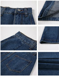 Purpdrank  Women's Midi Denim Skirt Spring Side Split High Wasit Jeans Skirts Straight Female A-line Pencil Skirt