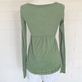 Purpdrank  Y2k Cottage Lace Trim Babydoll T-shirt Autumn Button Up Long Sleeve Pullovers Tops Women Cyber Grunge Loose Fit Blouse Tees