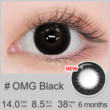 Purpdrank  New (0.00~-6.00) Prescription Contact Lenses With Degree Color Contact Lenses For Myopia Gray Lenses Eye Lenses