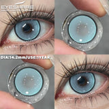 Purpdrank  1 Pair Colorful Contact Lenses for Eyes Fashion Gray Eye Contacts Blue Eye Lenses Green Lenses Yearly Brown Eye Lenses