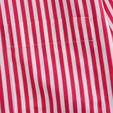 Purpdrank  Spring New Women's Fashion Style Casual Versatile Curled Cuff Stripe Loose Shirt Top