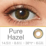 Purpdrank  Natural Color Contact Lenses for Eyes 3 Tone Color Lens Gray Contact Lens Yearly Fashion Blue Contact Lens Colored Eye Contacts