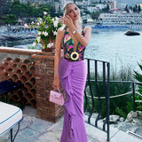 Purpdrank  2Pcs Deep V Swimsuit Sexy Women Bikini Push Up Swimwear 2025 Bandeau Biquini Female Slim Bathing Suit Beach Outfit Ruffle Skirt