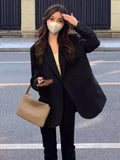 Purpdrank  Korean Fashion Blazers for Women 2025 New Spring High-Grade Loose Suits Jackets Casual Popular Office Ladies Chic Coat Outerwear