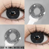 Purpdrank  1pair Gray Color Contact Lenses For Eyes Colored Lenses Blue Lenses Natural Colorful Brown Contact Lenses Yearly Use